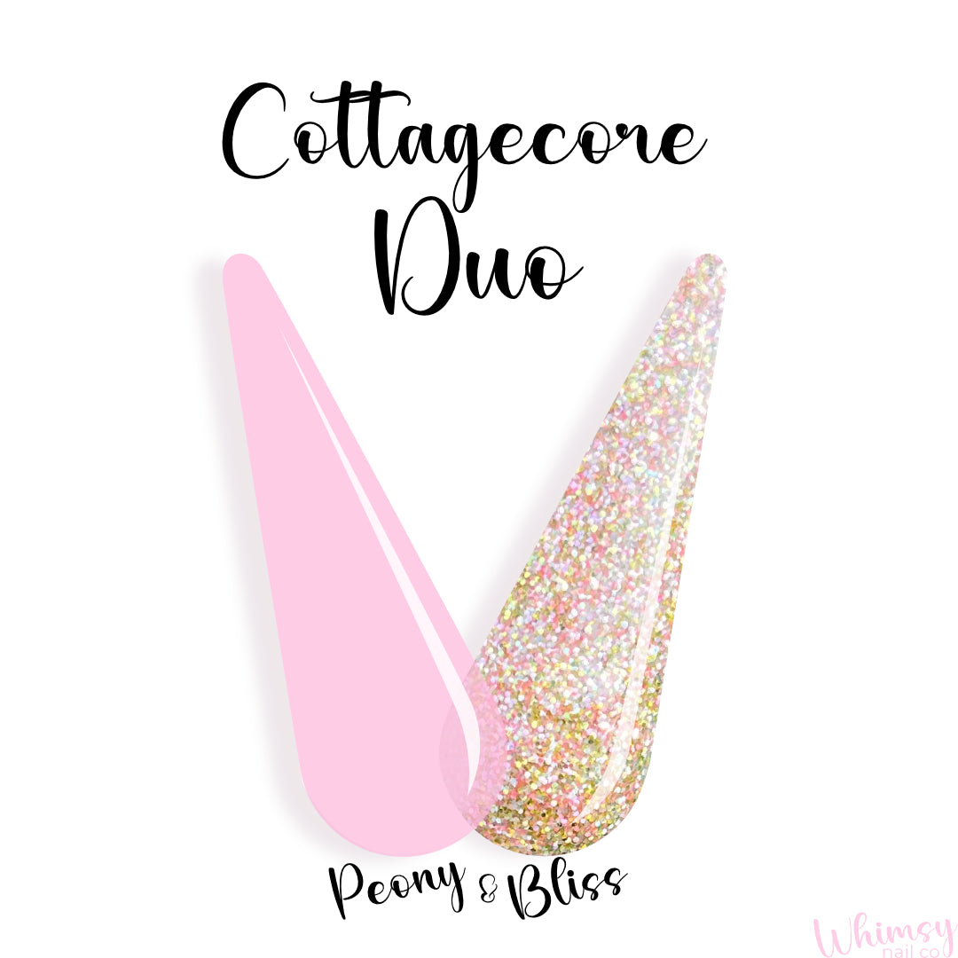 Cottagecore Duo: Peony & Bliss