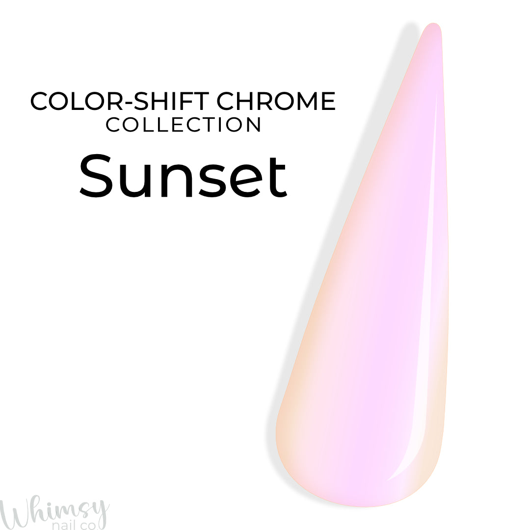 Sunset - color-shift chrome